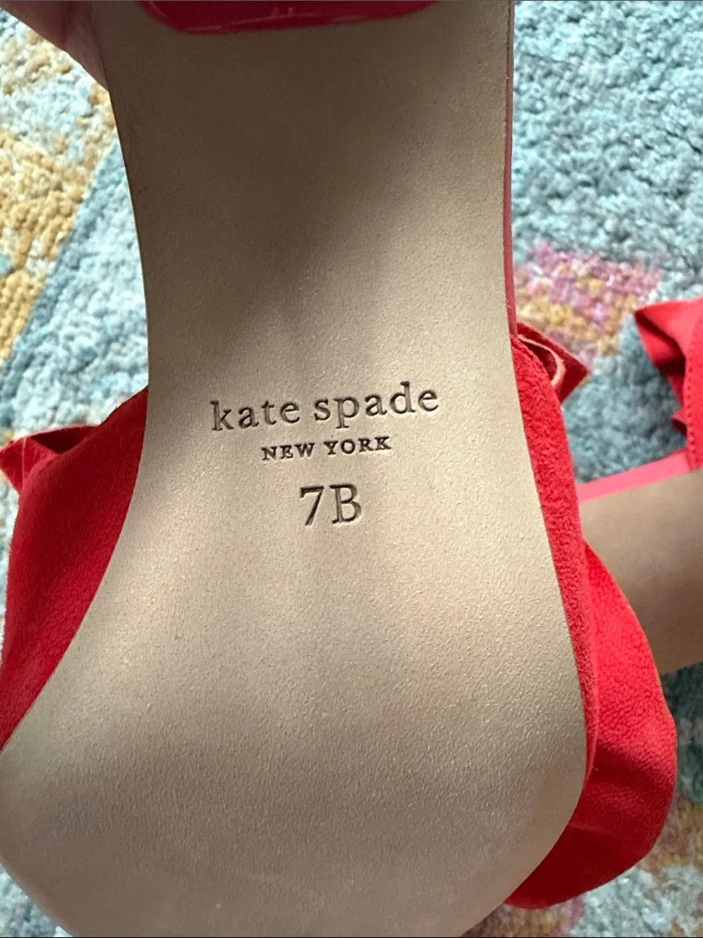 Kate Spade Flourish Heeled Sandal - EUC - 7B